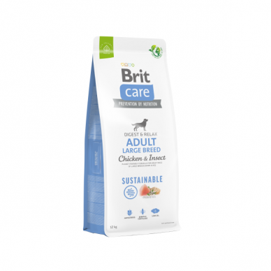 Brit Care Sustainable Adult Large Breed Chicken&Insect, 12 kg