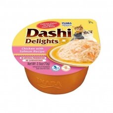 INABA Cat Dashi Delights Vištiena ir Lašiša 70 g