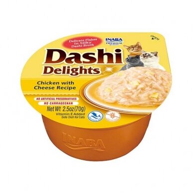 INABA Cat Dashi Delights Vištiena su Sūriu 70 g