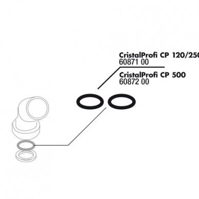 JBL CristalProfi 120/250 tarpinės 6087100 1