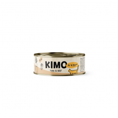 Kimo Tuna&Beef konservai katėms su tunu ir jautiena 70g